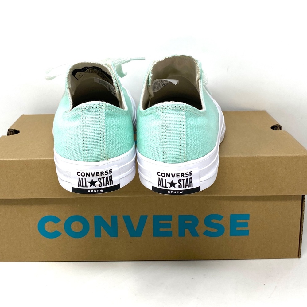 Converse Chuck Taylor All Star Low Top Mint Women's Canvas Size Sneakers 166745C - Picture 7 of 11
